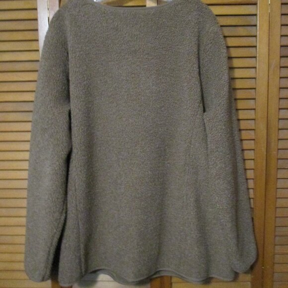 Susan Graver jacket mocha brown button down soft & stretchy with pockets size 2x - Picture 10 of 12